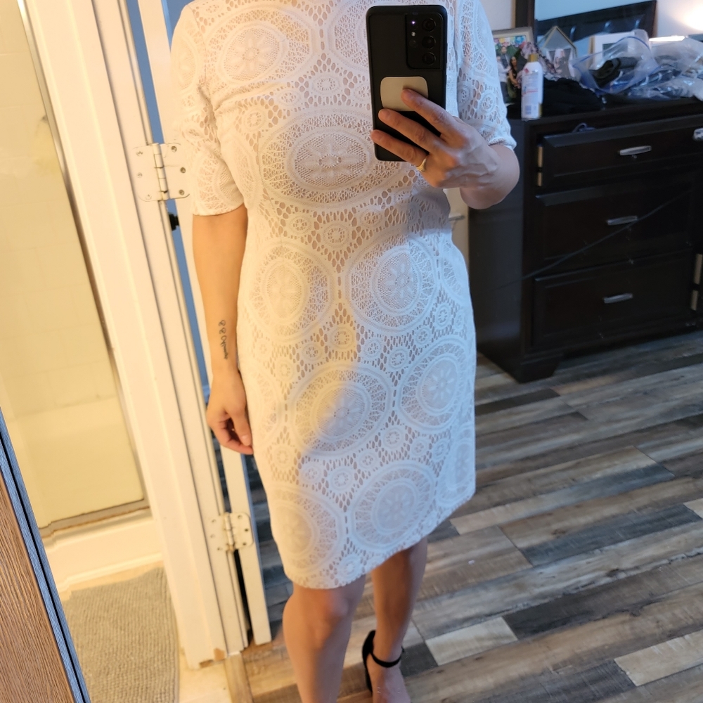 Karen Stevens Cream Dress